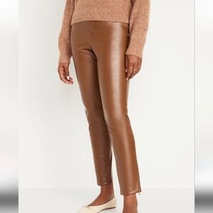 2 • Old Navy • Extra High-Waisted Faux Leather Pants